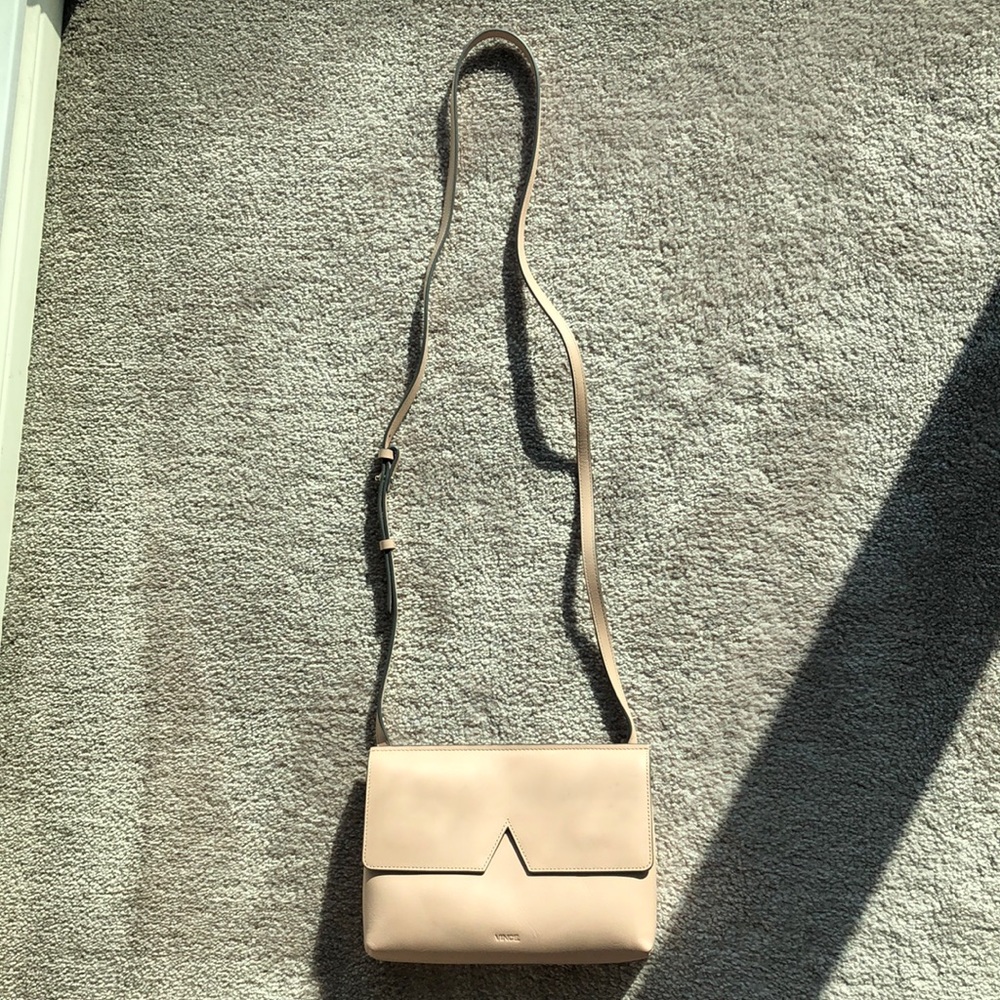 Vince Nude Crossbody Bag